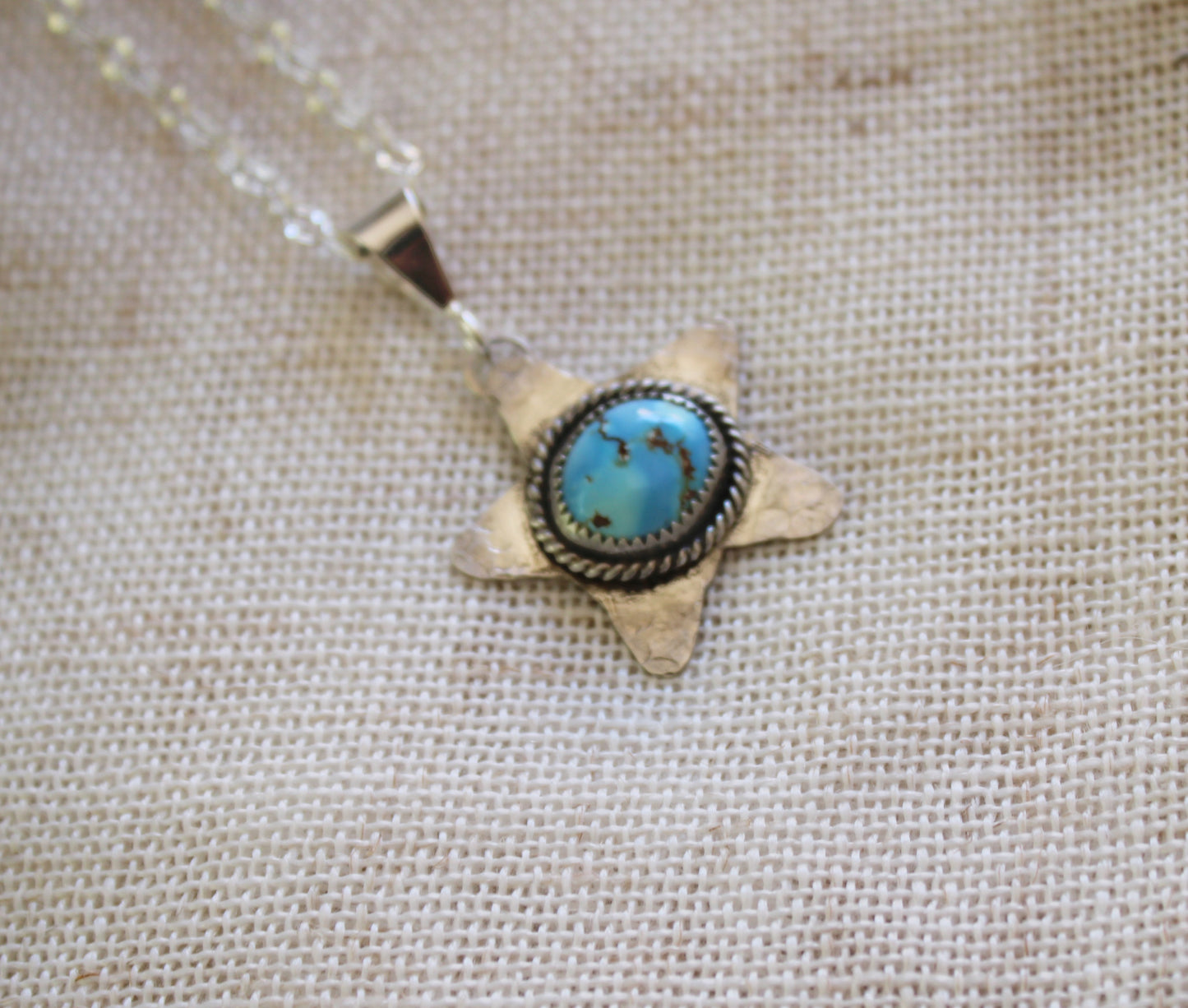 Golden Hills Turquoise Star Necklace