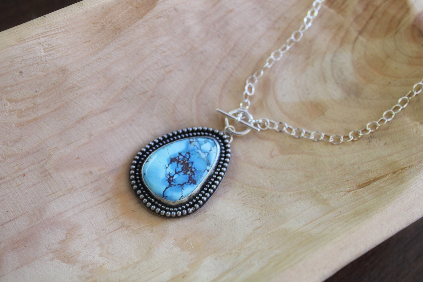 Golden Hills Turquoise Toggle Necklace