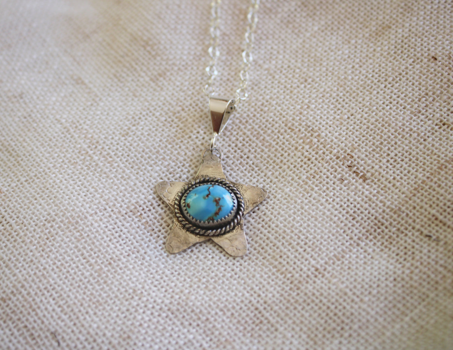 Golden Hills Turquoise Star Necklace