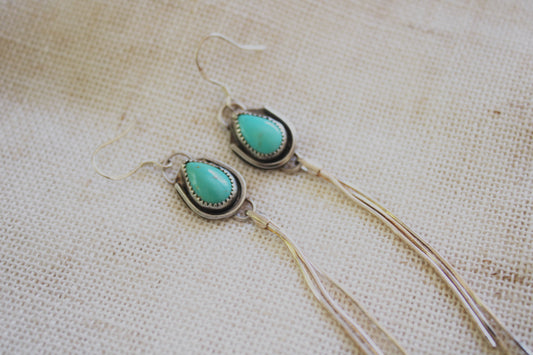 Sonoran Turquoise Duster Earrings