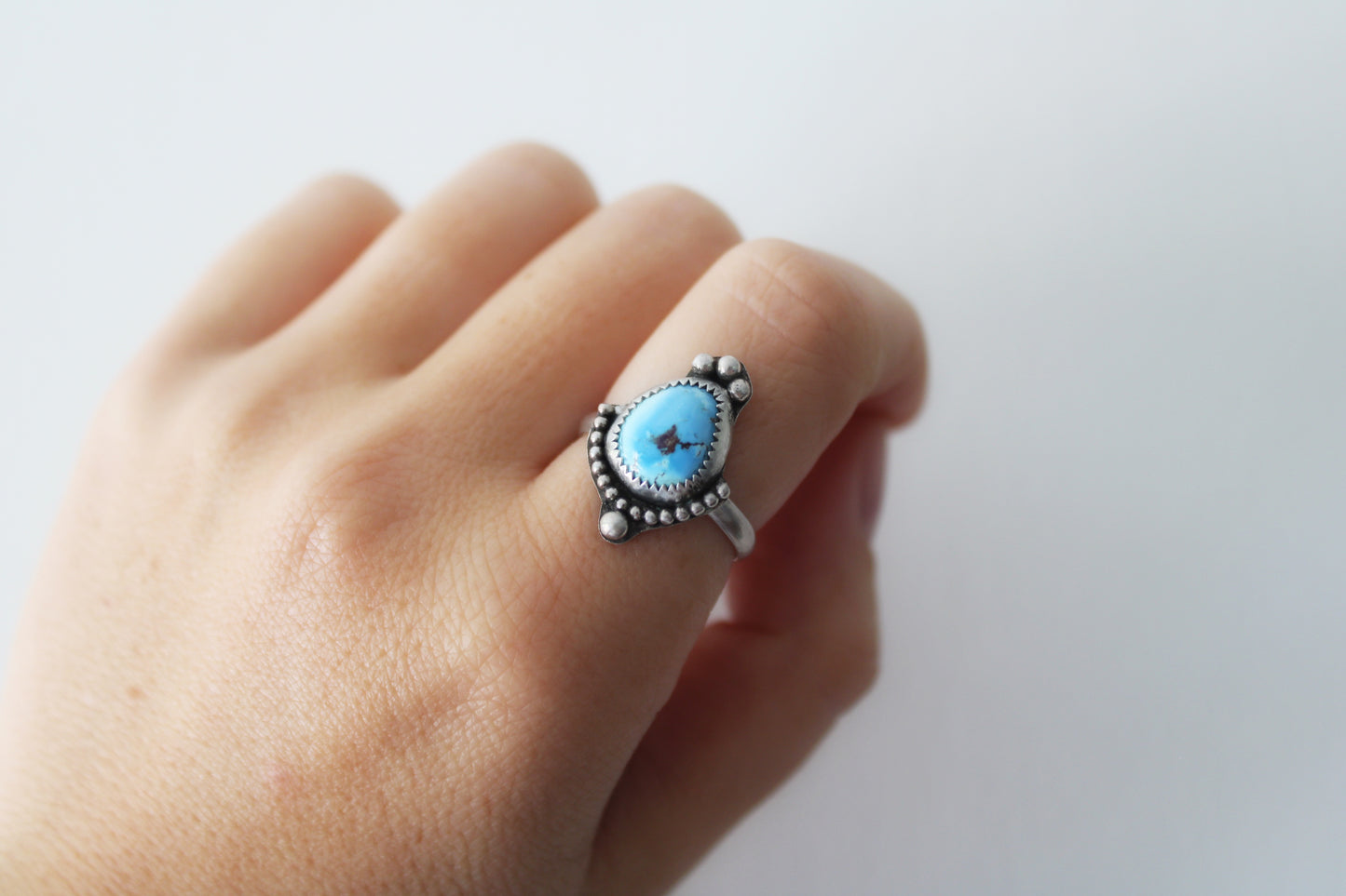 Golden Hills Turquoise Ring-size 9