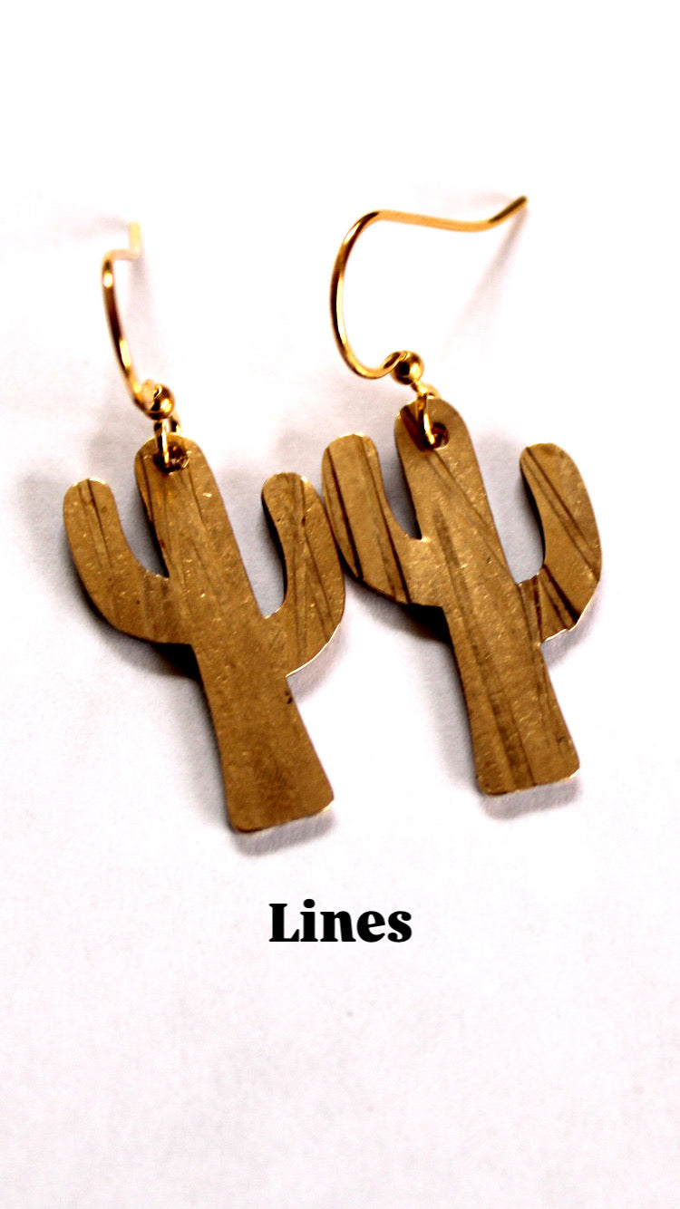 Saguaro Cactus Earrings