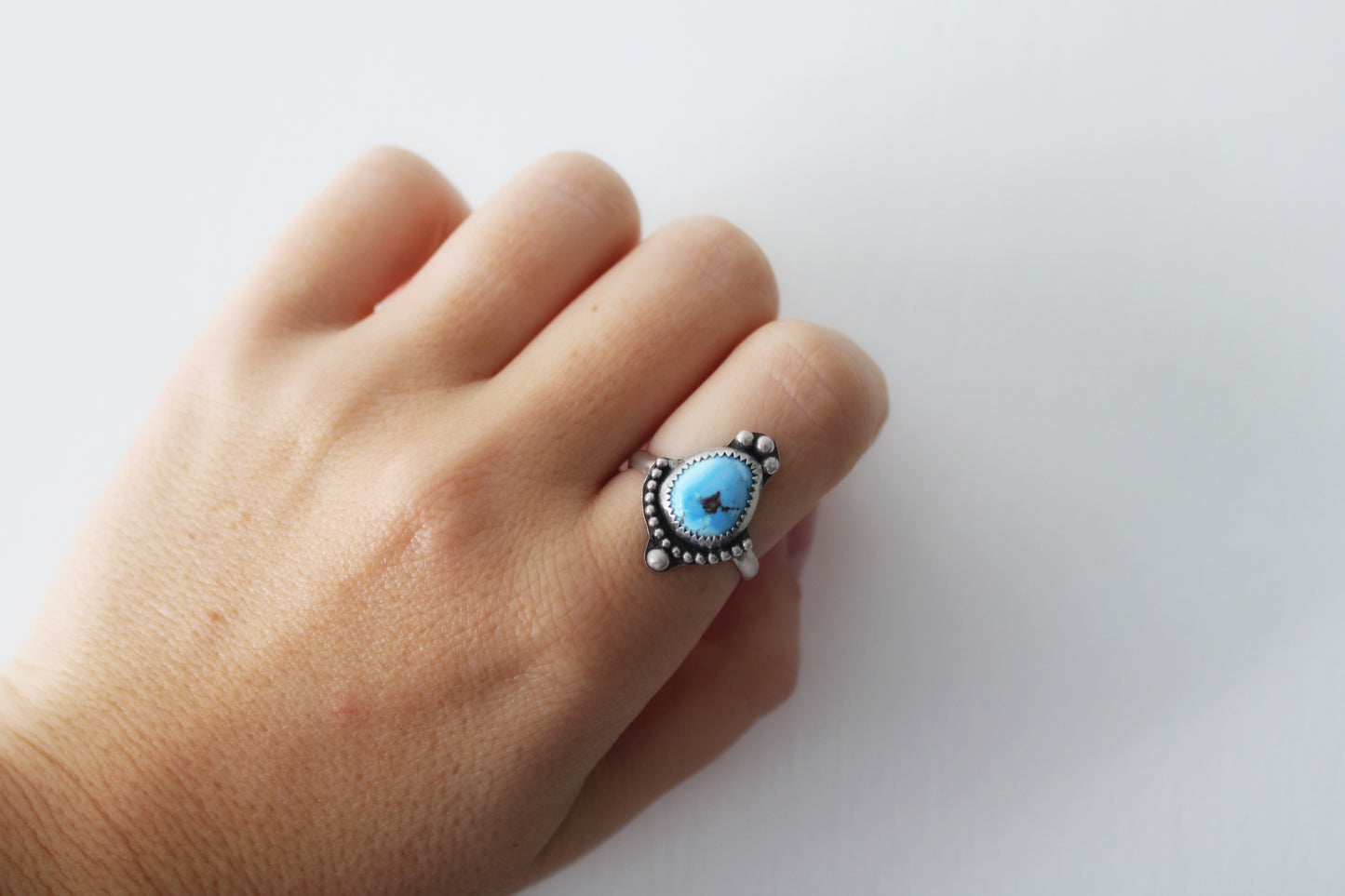 Golden Hills Turquoise Ring-size 9