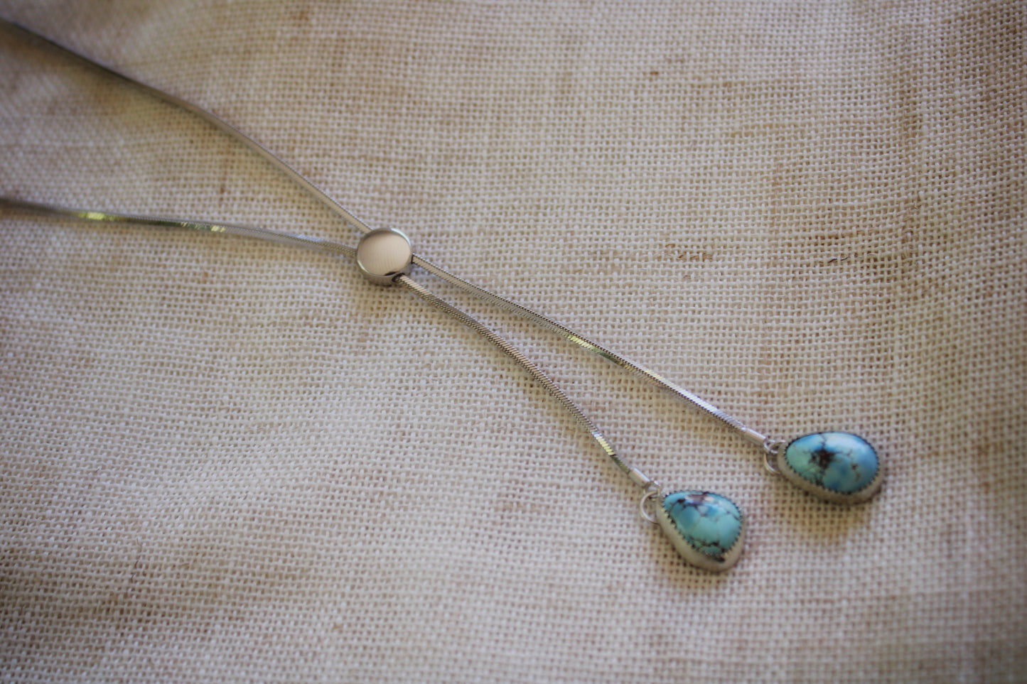 Golden Hills Bolo Slide Necklace