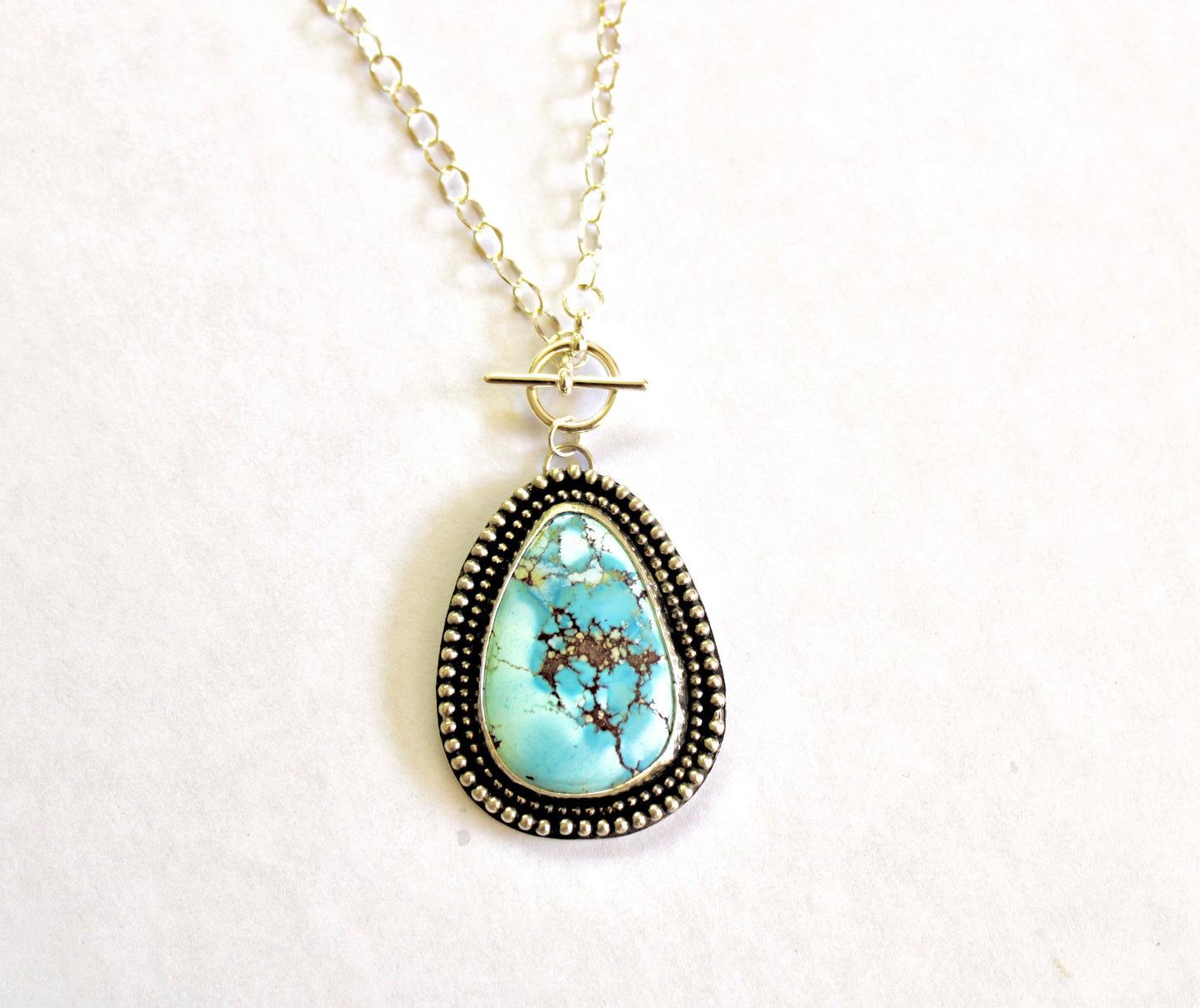 Golden Hills Turquoise Toggle Necklace