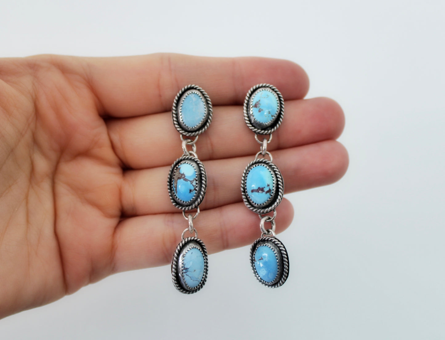 Golden Hills Turquoise Studs