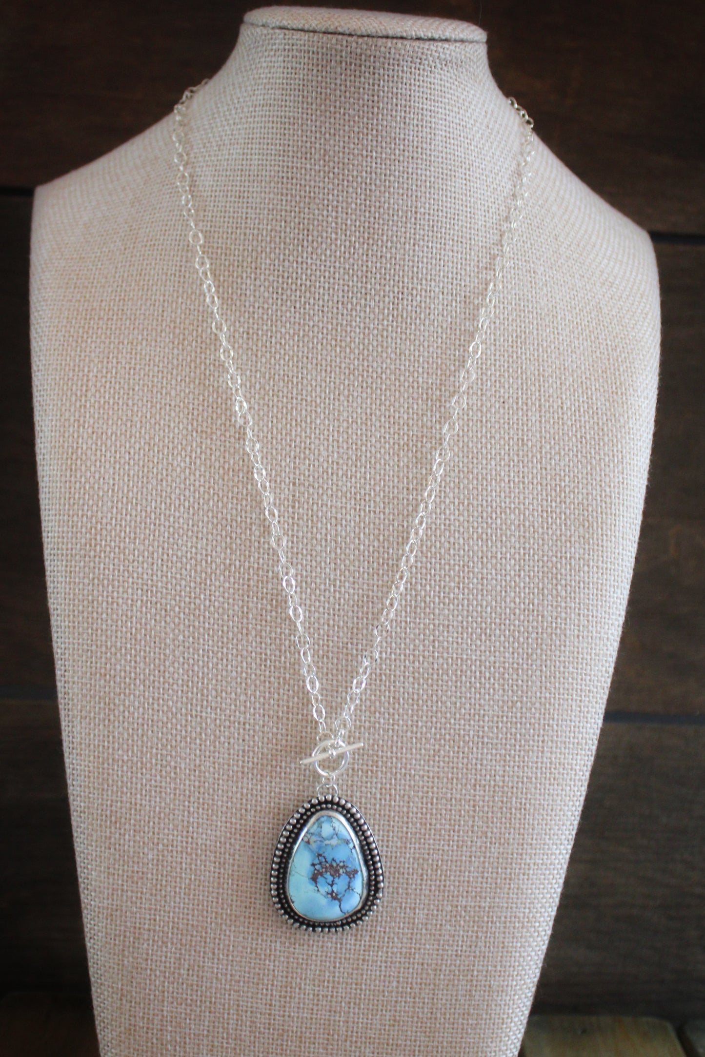 Golden Hills Turquoise Toggle Necklace