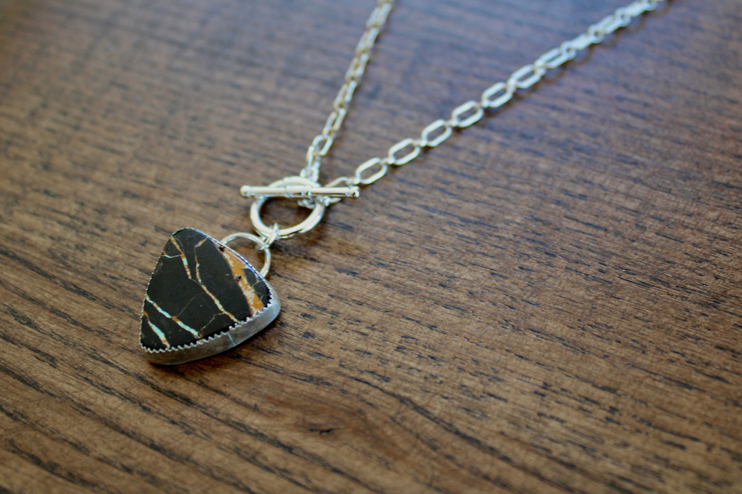 Blackjack Turquoise Toggle Necklace