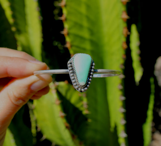 Lucin Variscite Sterling Silver Cuff
