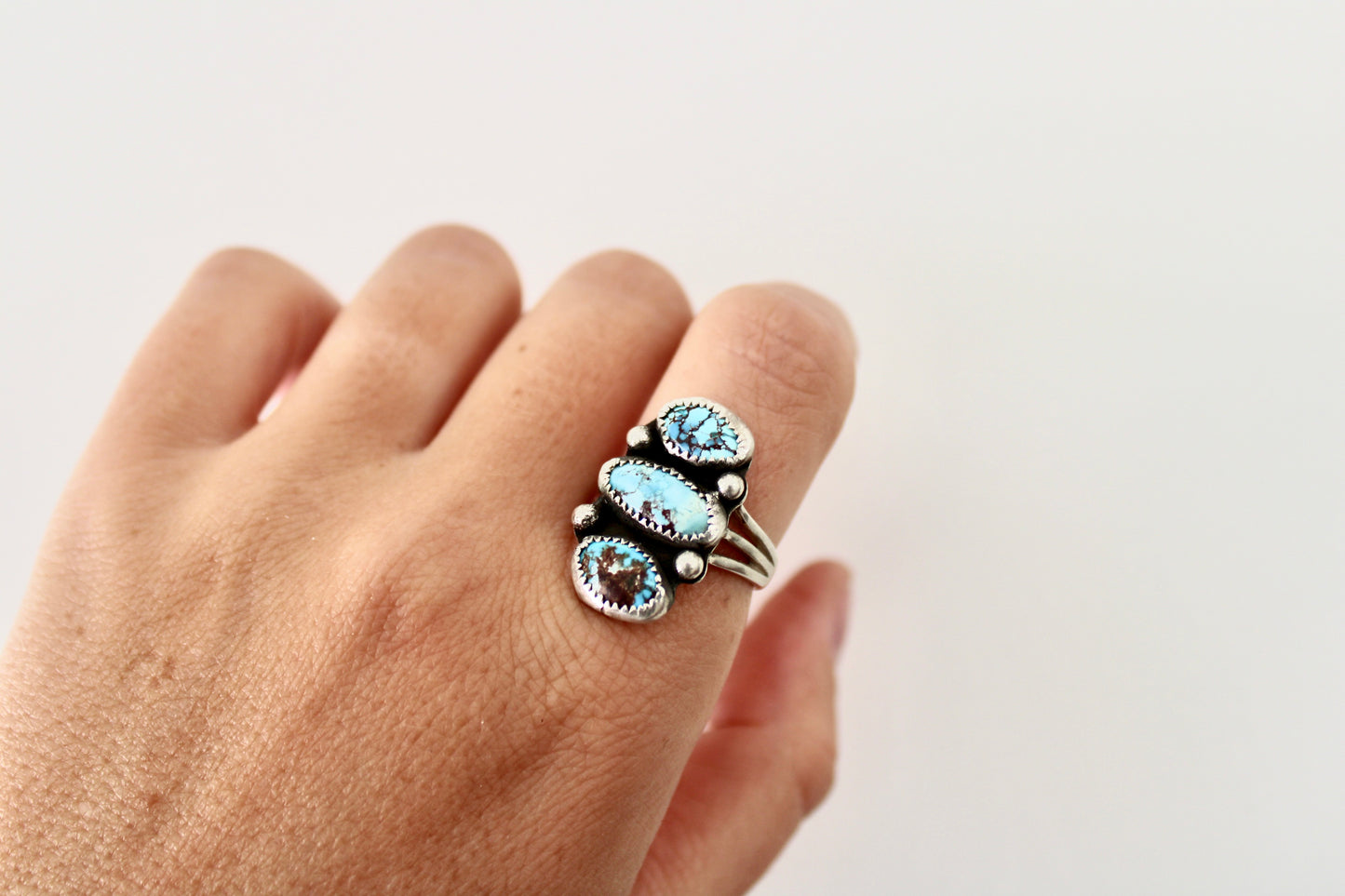 Golden Hills triple ring- size 8.5