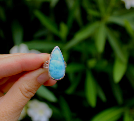 Size 6.5 Larimar Ring
