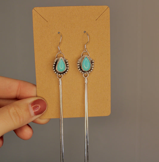 Sonoran Turquoise Duster Earrings