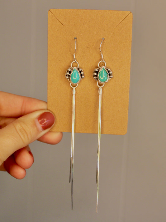 Sonoran Turquoise Duster Earrings