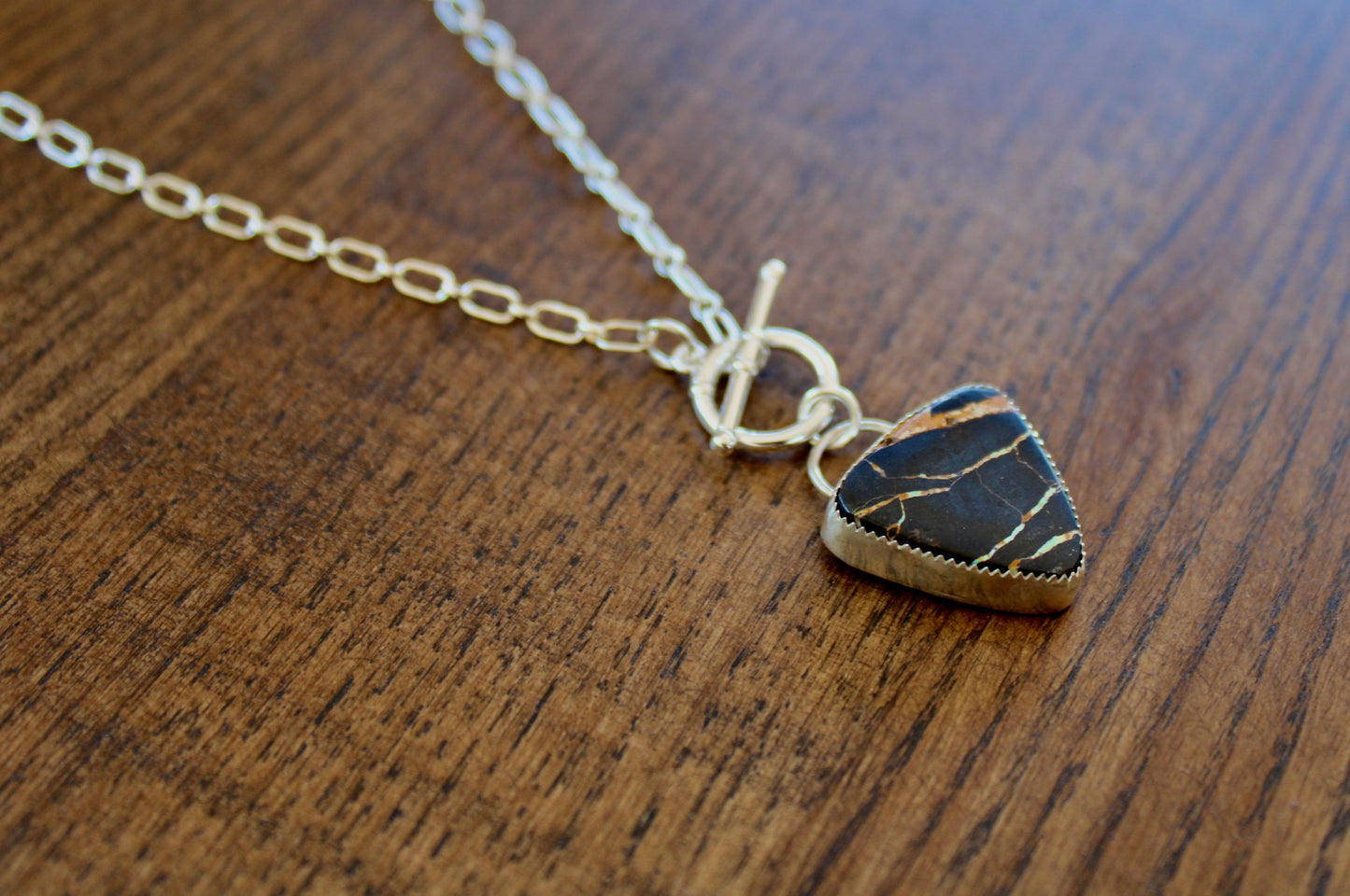 Blackjack Turquoise Toggle Necklace