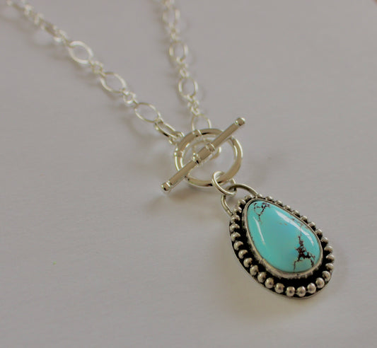 Golden Hills Turquoise Toggle Necklace