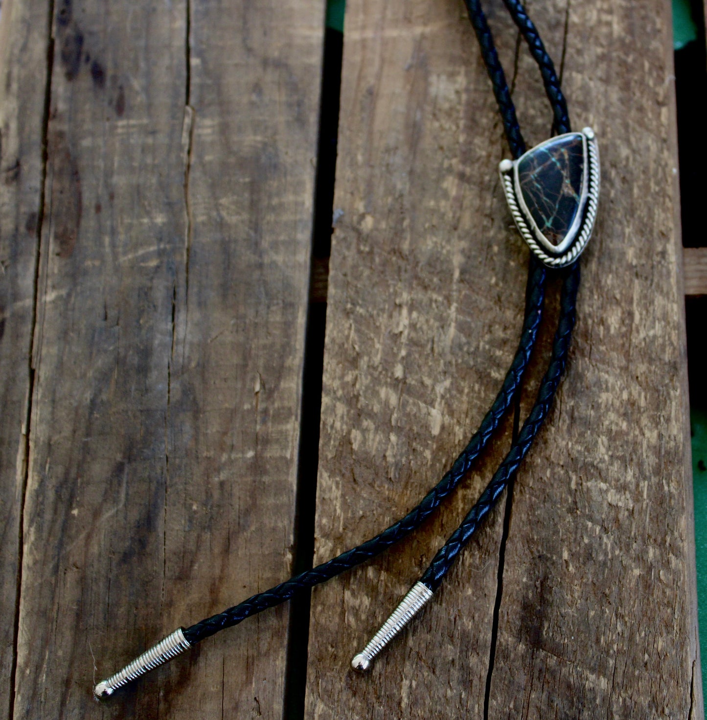 Blackjack Turquoise Bolo Tie