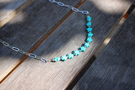 Sleeping Beauty Star Necklace
