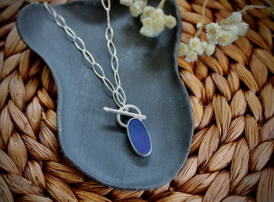 Opal Toggle Necklace