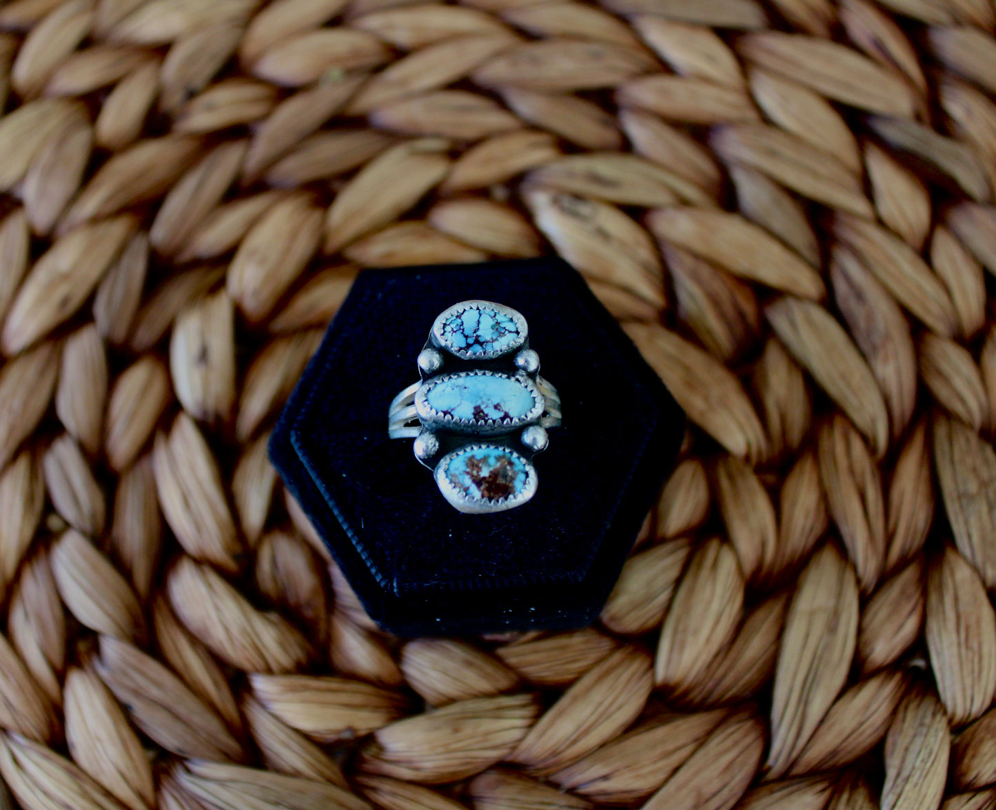 Golden Hills triple ring- size 8.5
