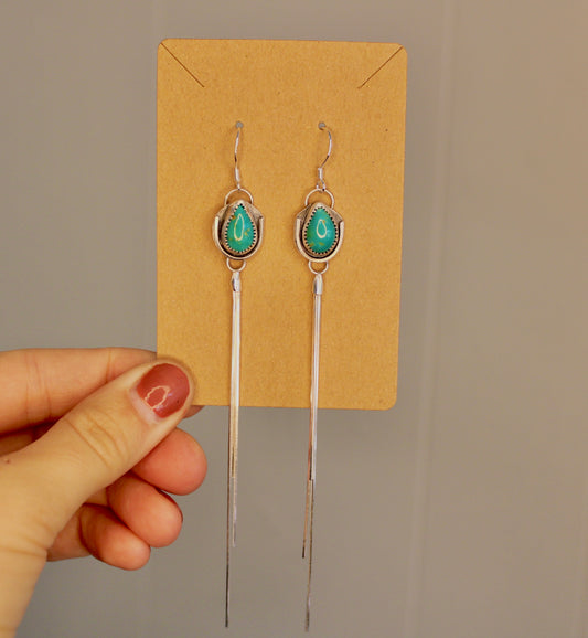 Sonoran Turquoise Duster Earring