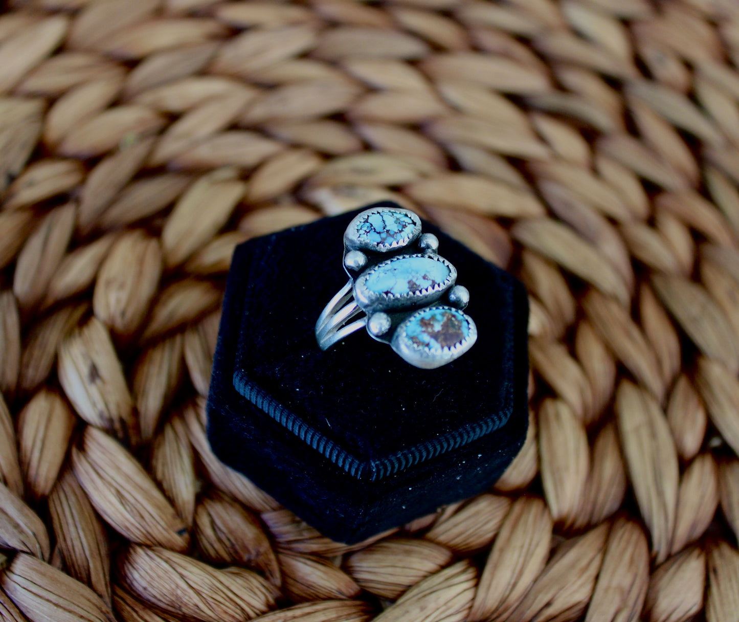 Golden Hills triple ring- size 8.5
