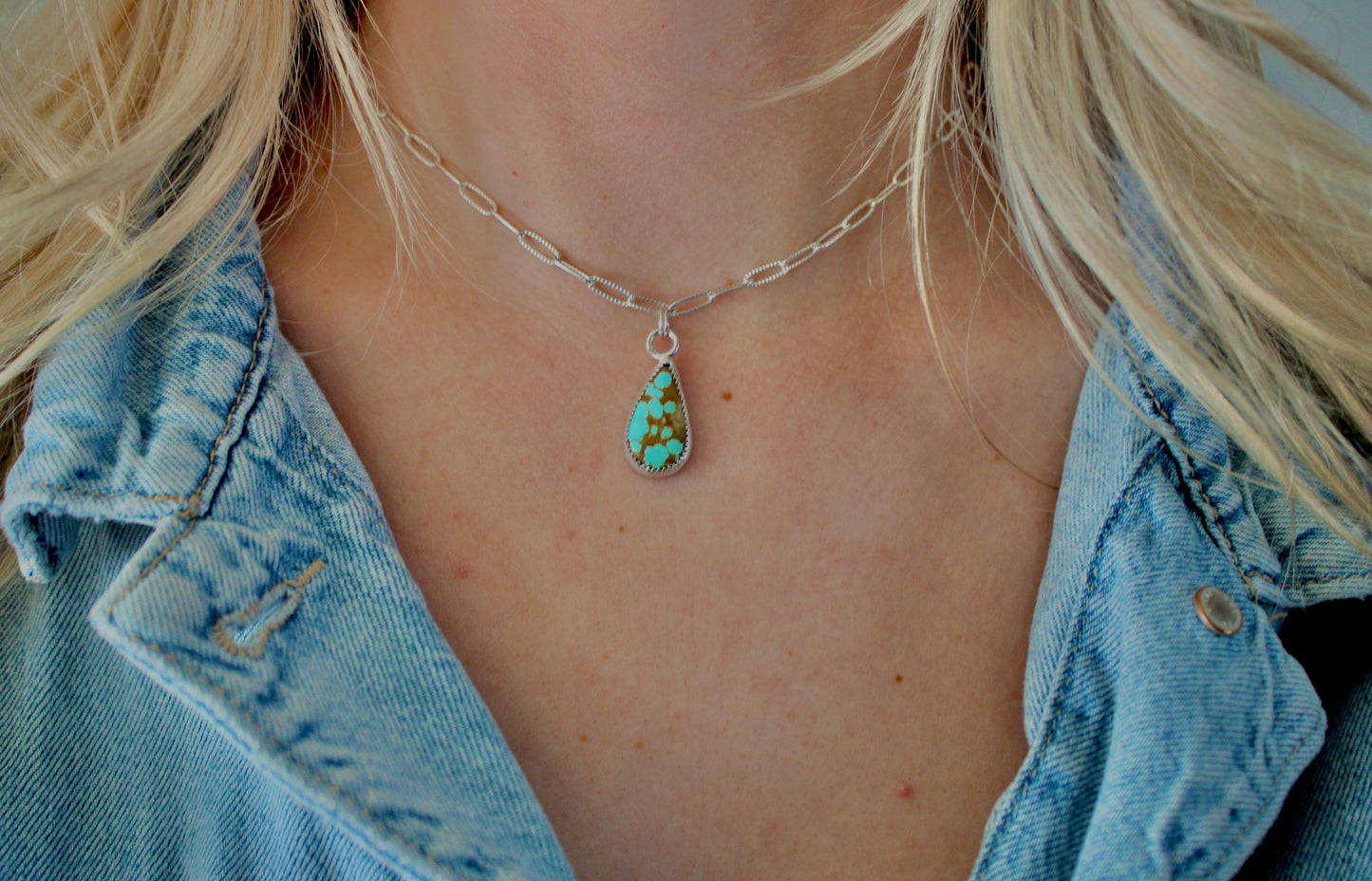 #8 Turquoise Choker Necklace