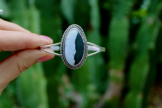 White Buffalo Turquoise Cuff