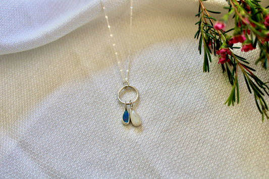 Opal and Moonstone Necklace