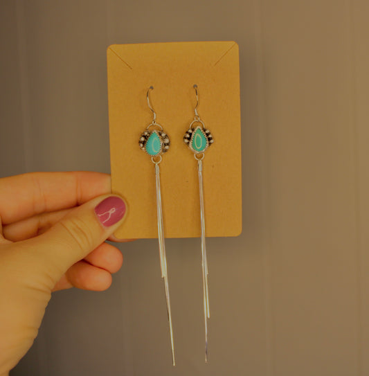 Sonoran Turquoise Duster Earrings