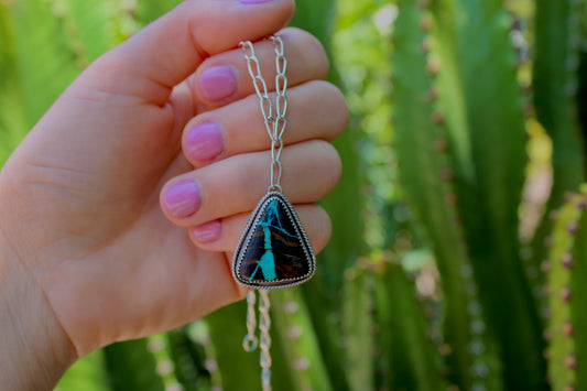 Blackjack Turquoise Necklace