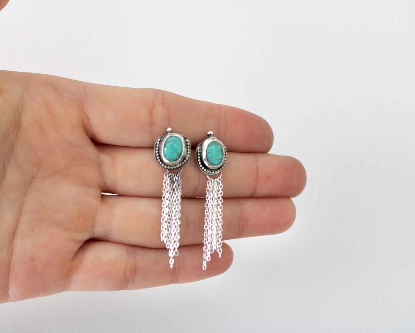 Campitos Turquoise Duster Studs
