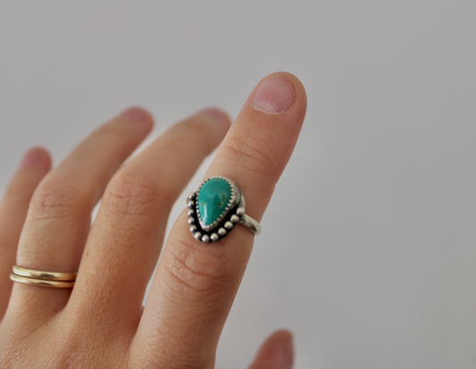 Size 5.5-Sonoran Turquoise Sterling Silver Ring