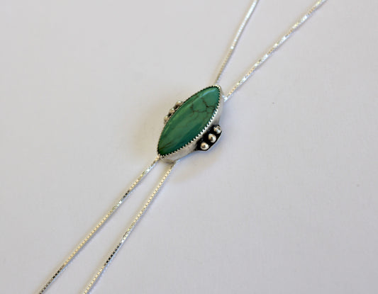 Turquoise Bolo Necklace