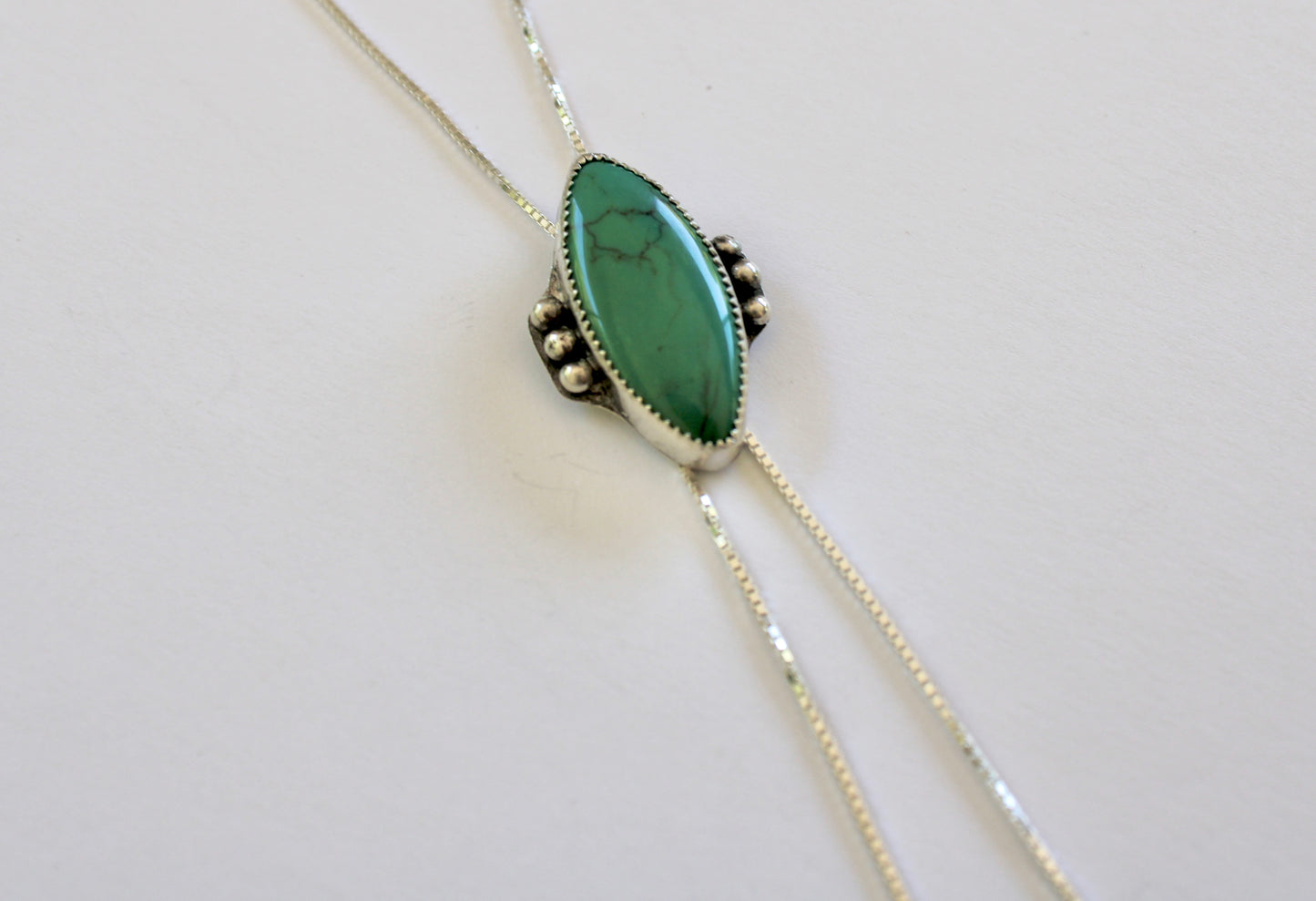 Turquoise Bolo Necklace