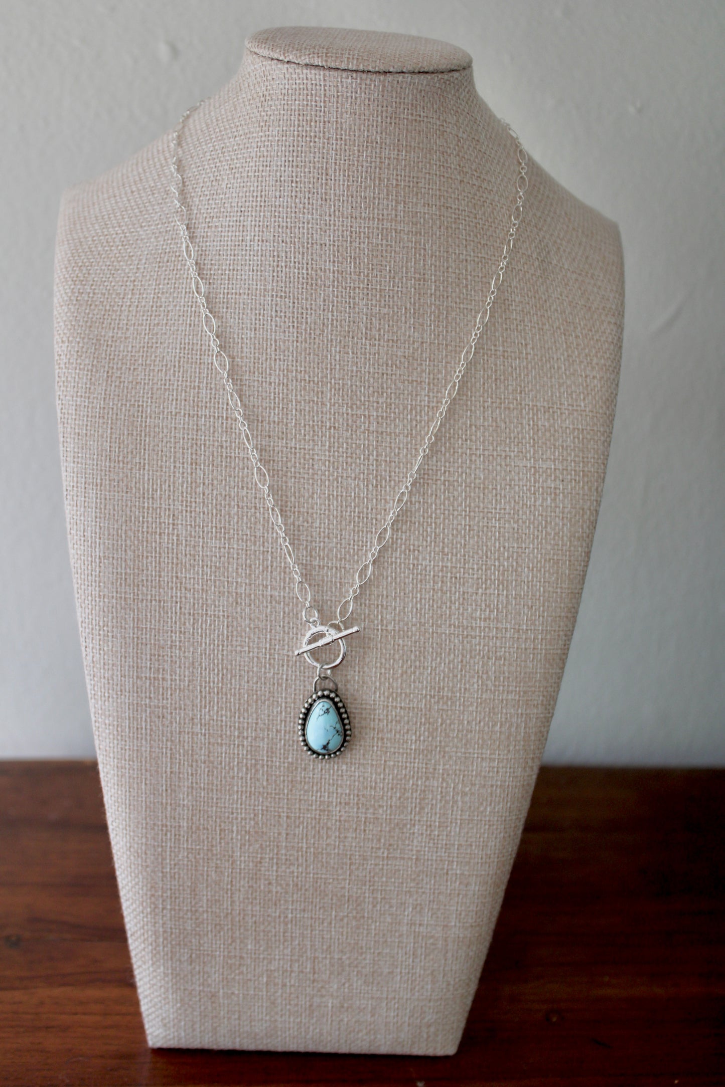Golden Hills Turquoise Toggle Necklace