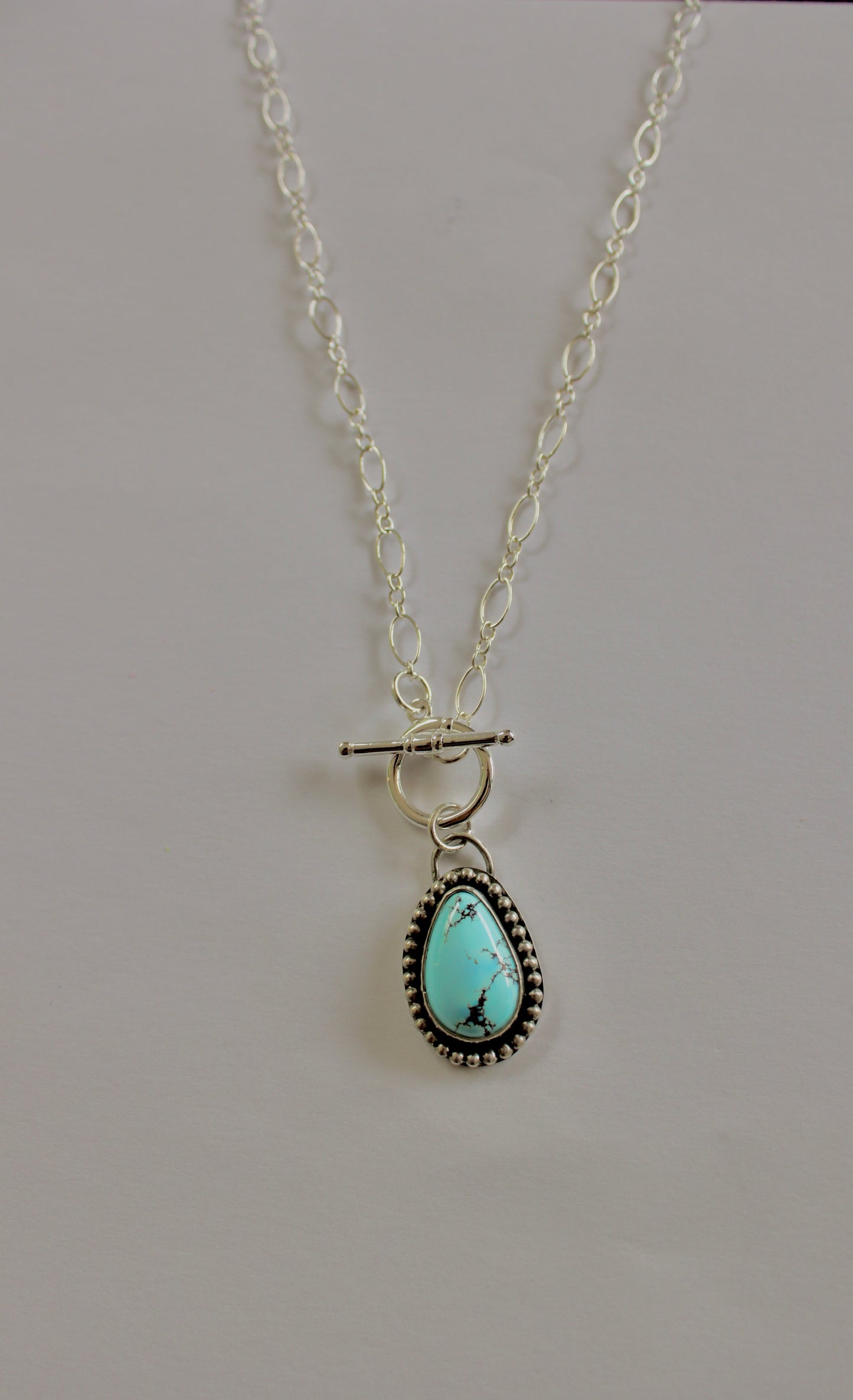 Golden Hills Turquoise Toggle Necklace