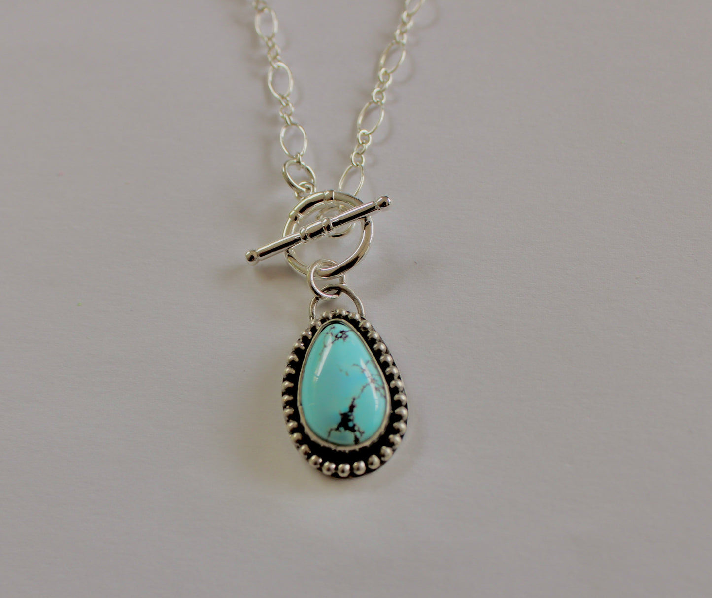 Golden Hills Turquoise Toggle Necklace