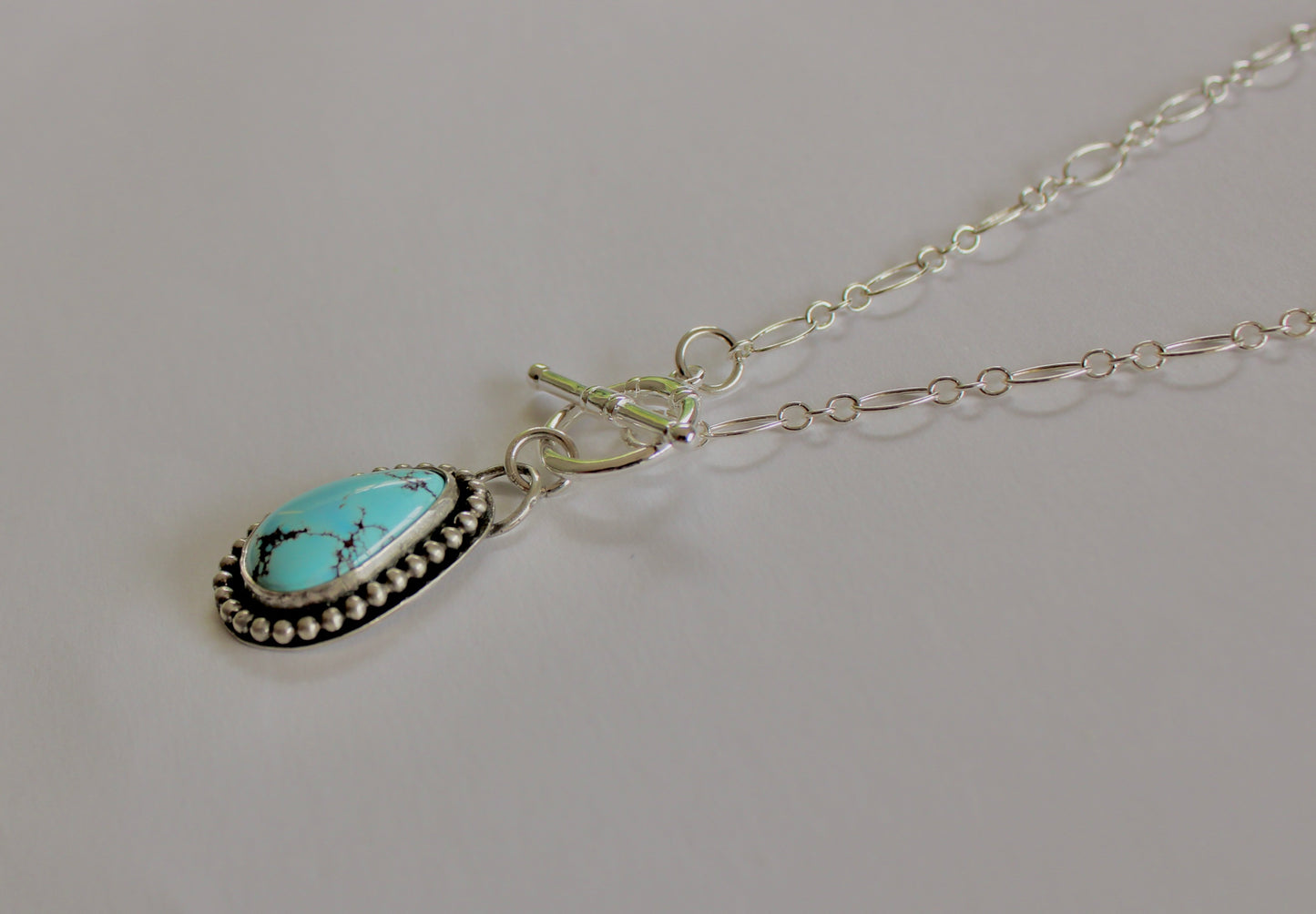 Golden Hills Turquoise Toggle Necklace