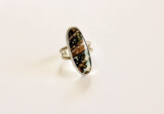 Size 9 3/4 Ocean Jasper Ring