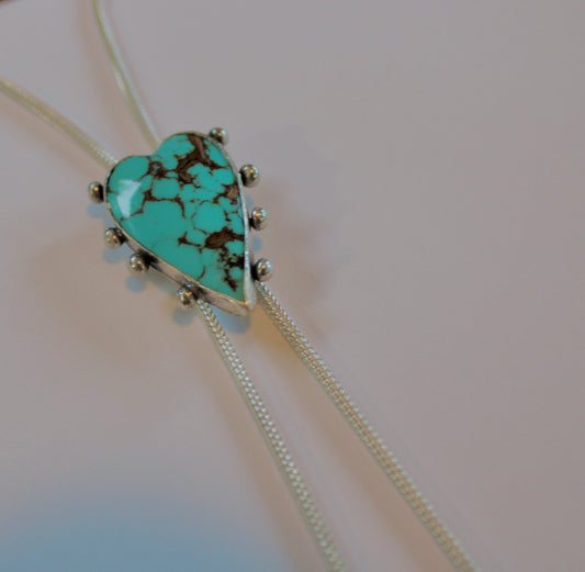 Heart Bolo Necklace