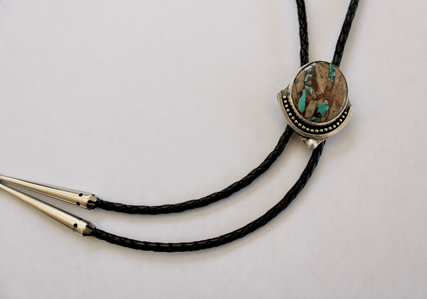 Royston Ribbon Turquoise Bolo Tie
