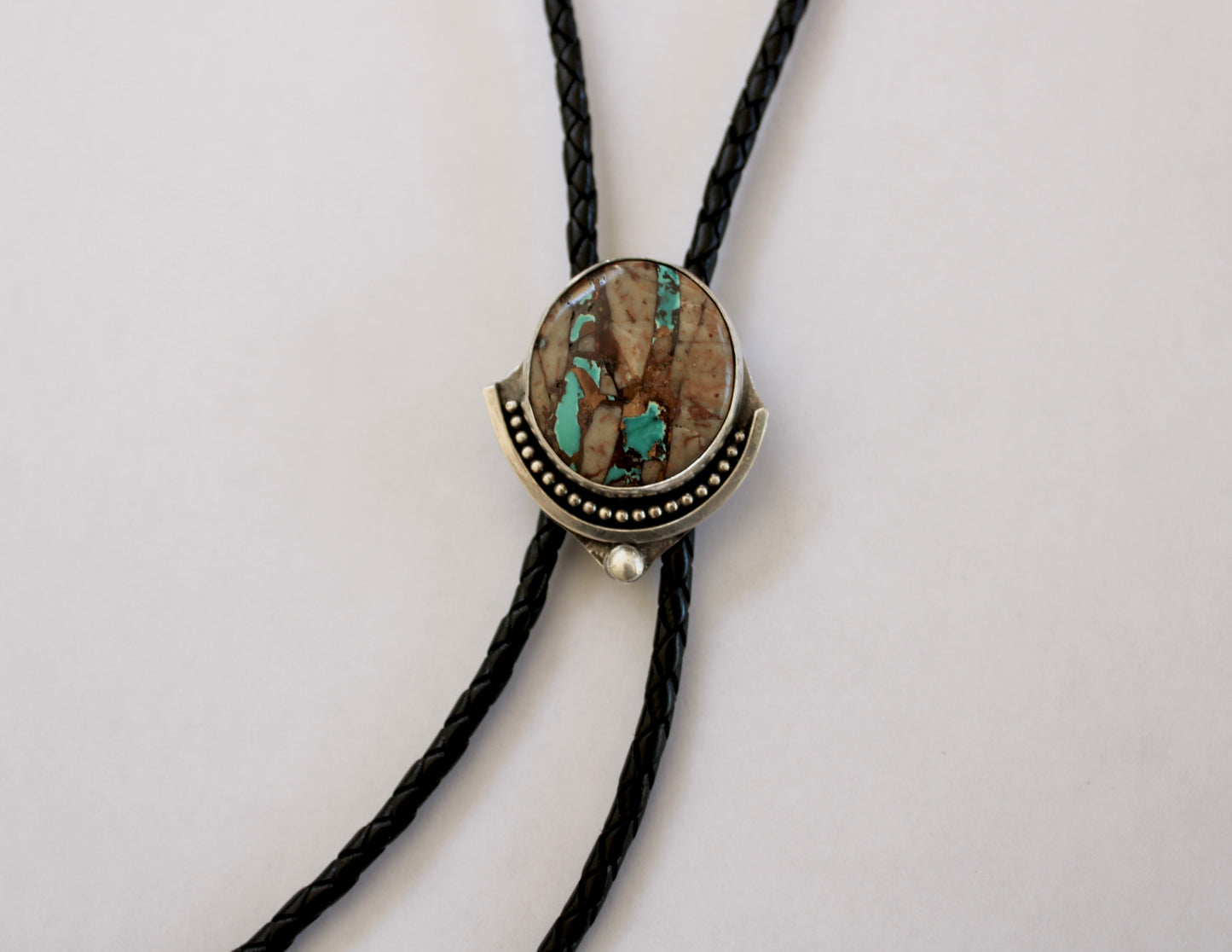 Royston Ribbon Turquoise Bolo Tie
