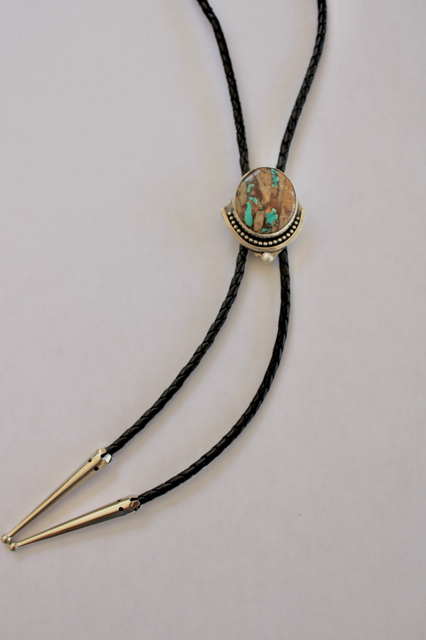 Royston Ribbon Turquoise Bolo Tie