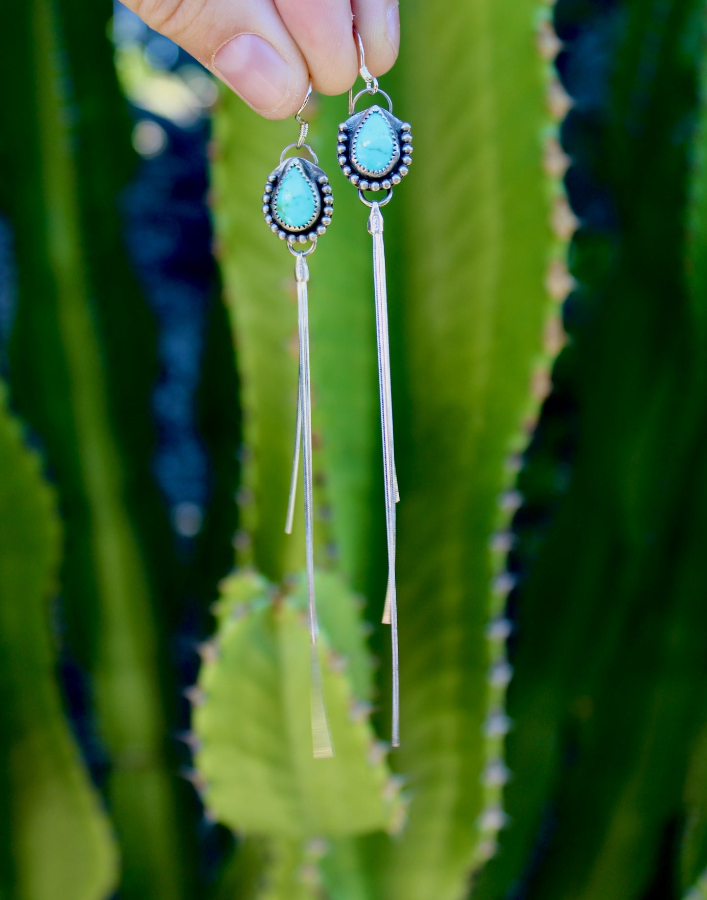 Sonoran Turquoise Duster Earrings