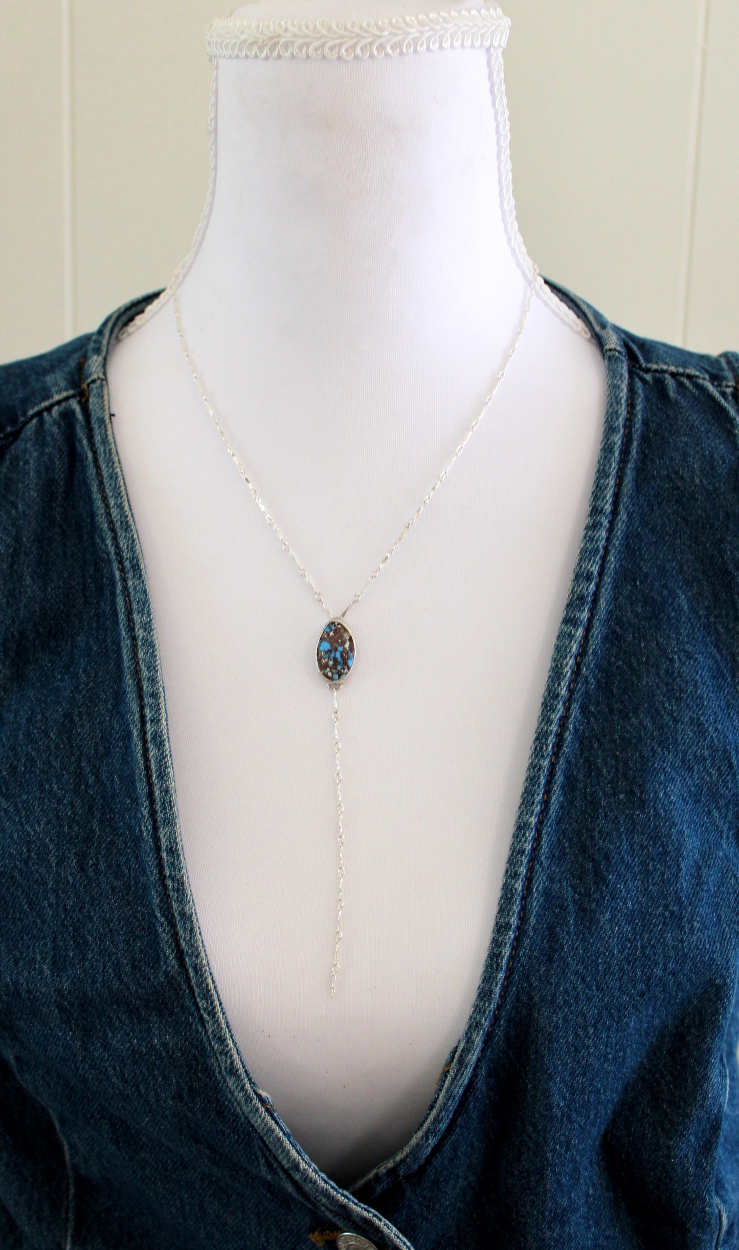 Golden Hills Lariat Necklace