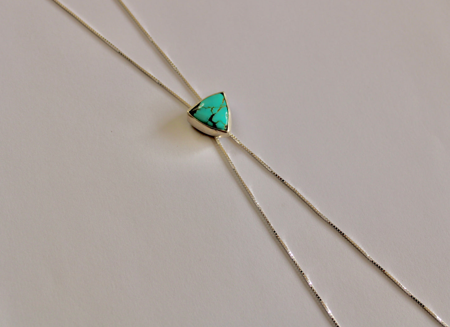 #8 Turquoise Bolo Necklace