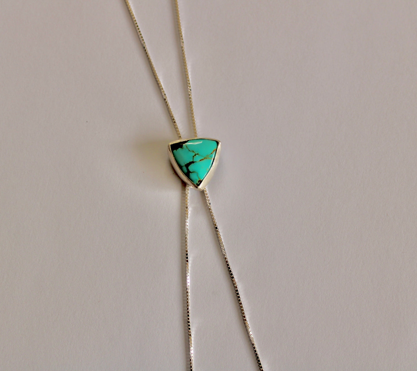 #8 Turquoise Bolo Necklace