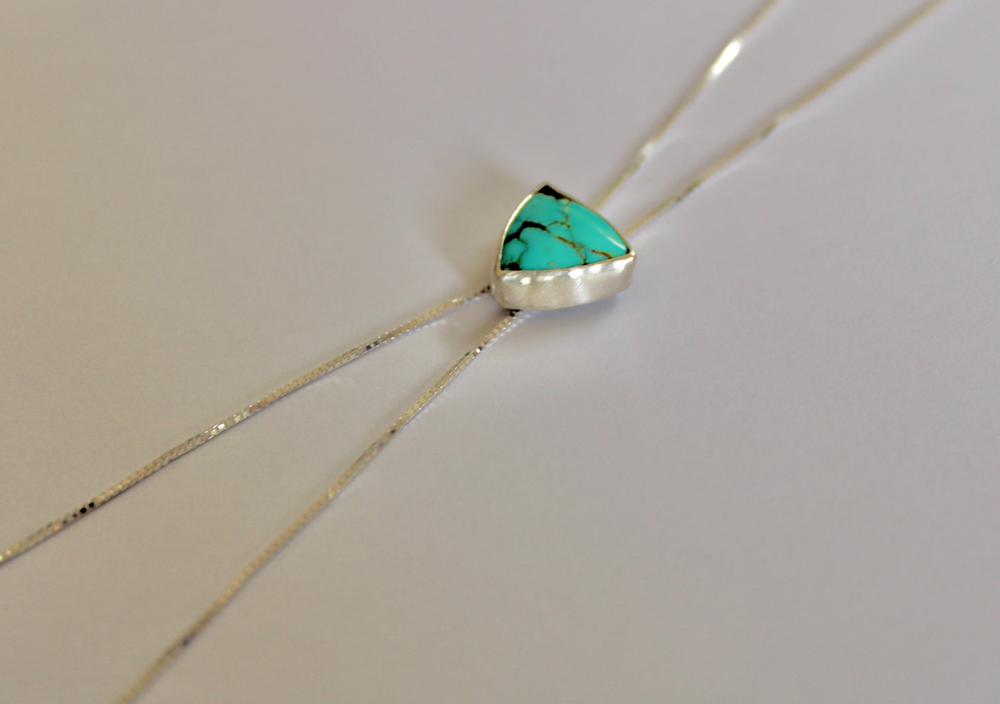 #8 Turquoise Bolo Necklace