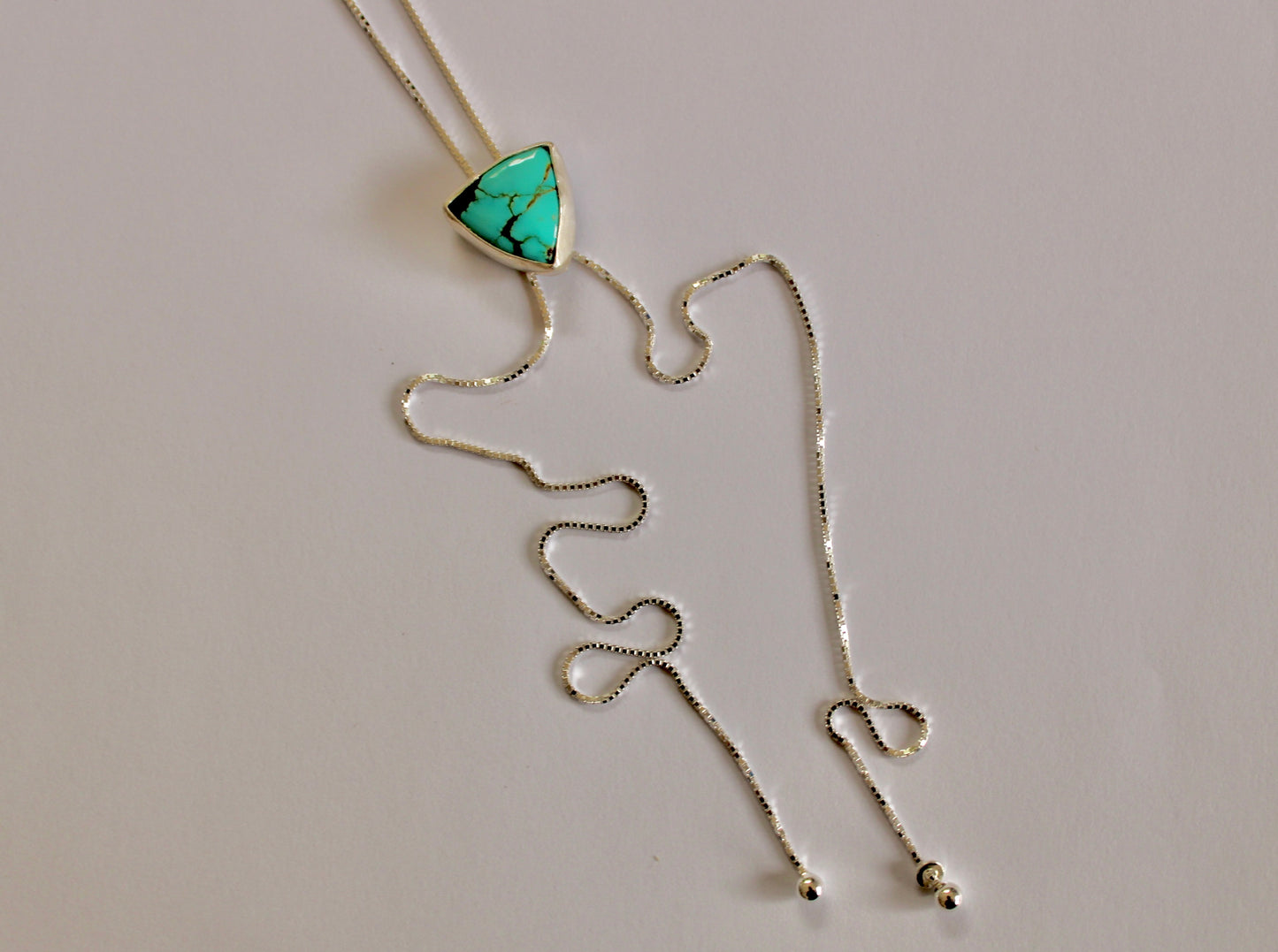 #8 Turquoise Bolo Necklace