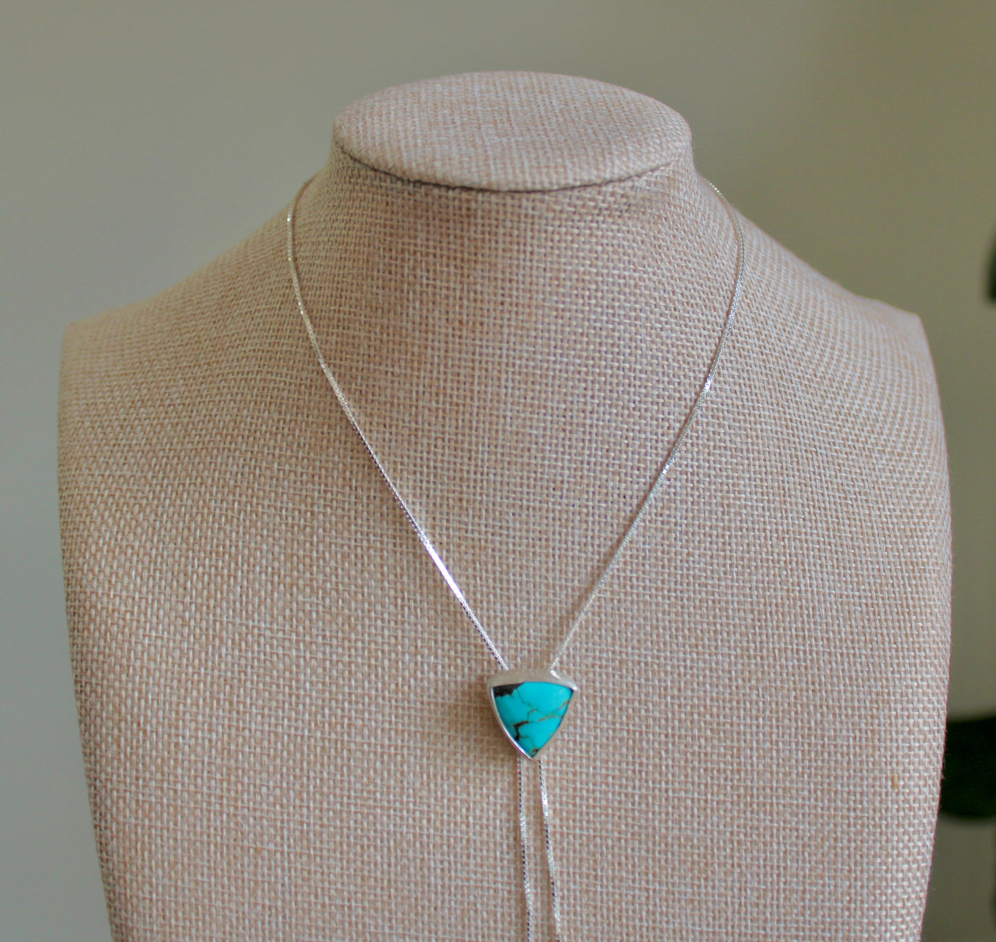 #8 Turquoise Bolo Necklace
